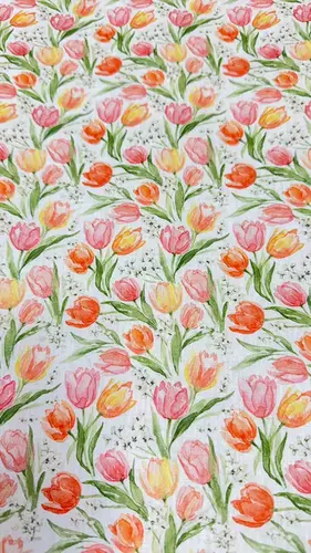 TRICOLINE TULIPAS EM AQUARELA