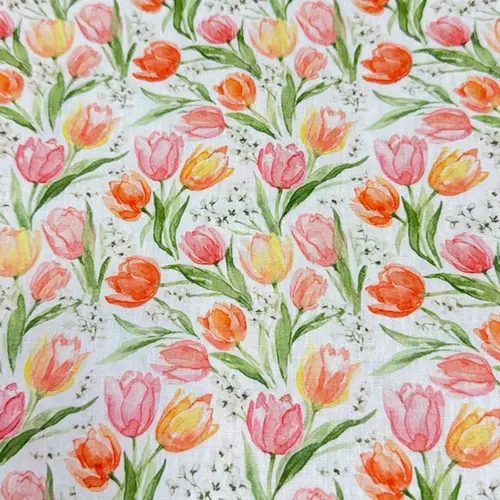 TRICOLINE TULIPAS EM AQUARELA