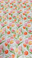 TRICOLINE TULIPAS EM AQUARELA