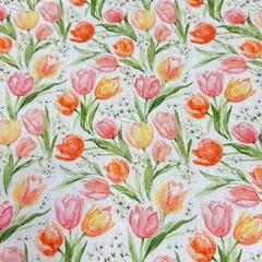 TRICOLINE TULIPAS EM AQUARELA